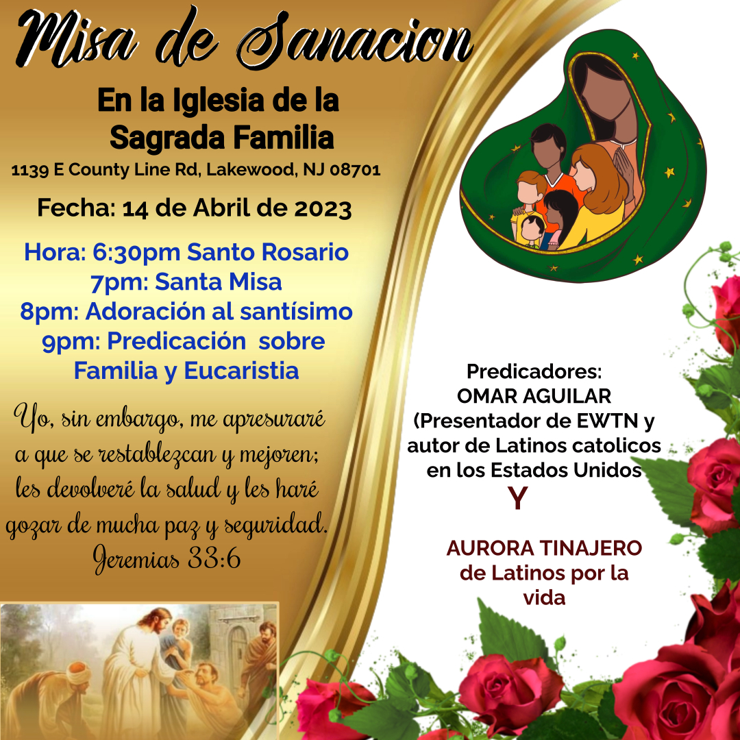 Misa de sanacion abril23