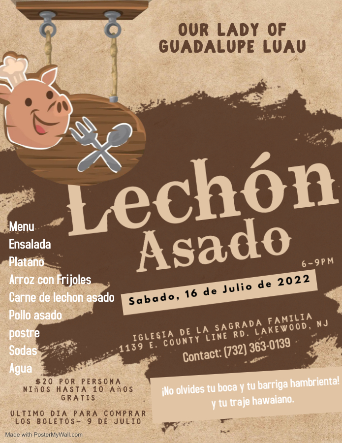 lecho asado Made with PosterMyWall